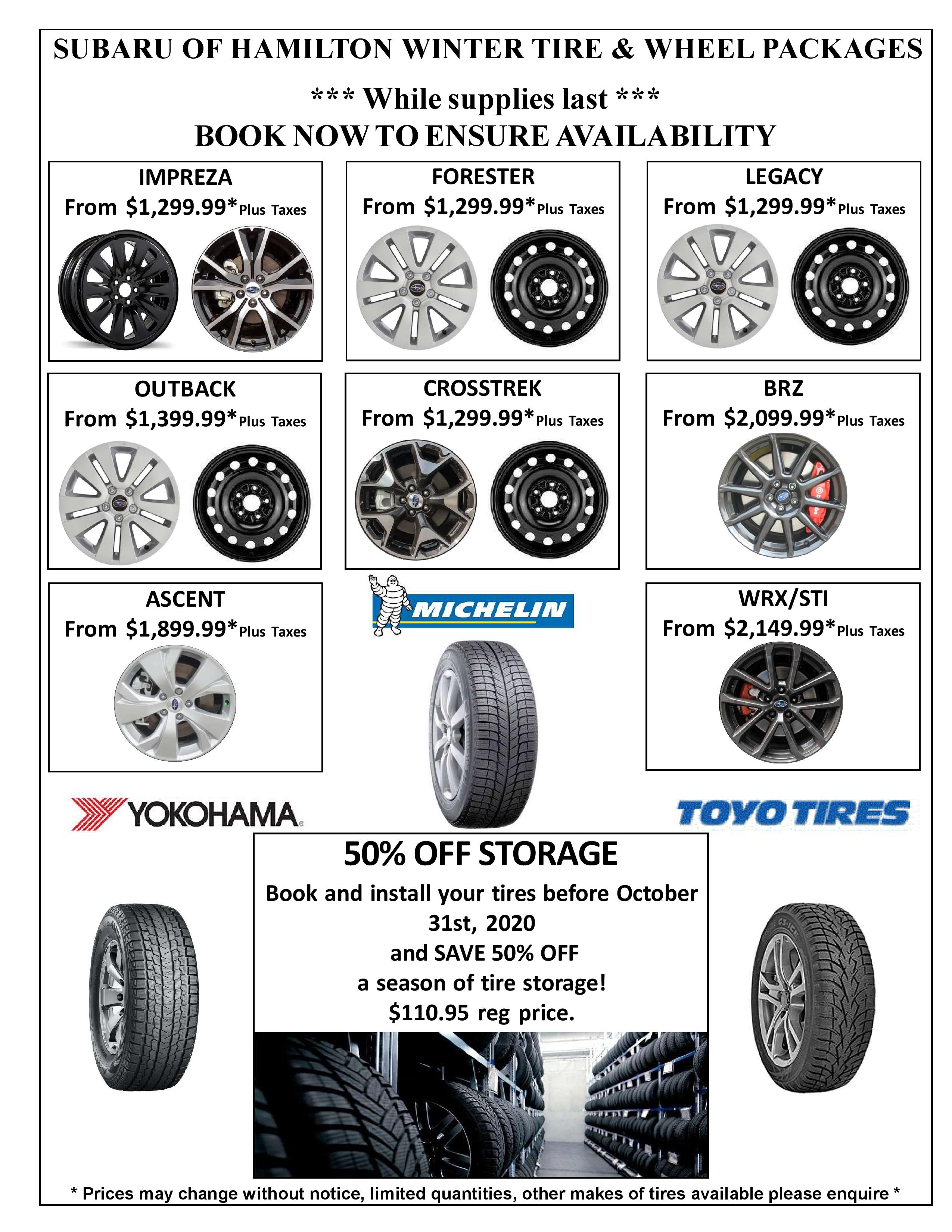 Winter Tire Wheel Package
